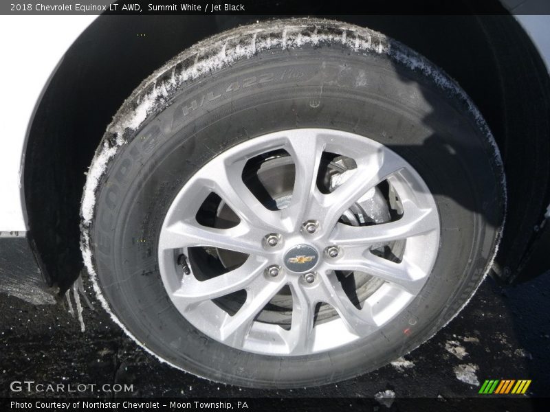 Summit White / Jet Black 2018 Chevrolet Equinox LT AWD