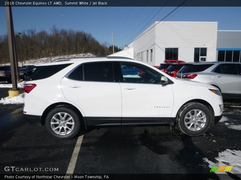 Summit White / Jet Black 2018 Chevrolet Equinox LT AWD