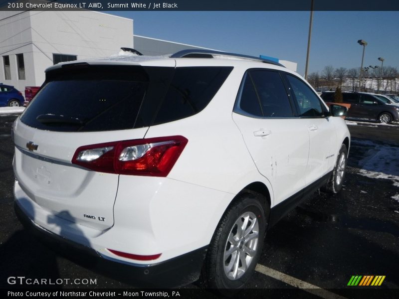 Summit White / Jet Black 2018 Chevrolet Equinox LT AWD