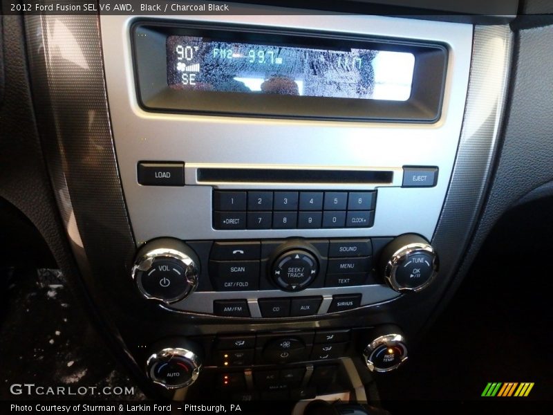 Black / Charcoal Black 2012 Ford Fusion SEL V6 AWD