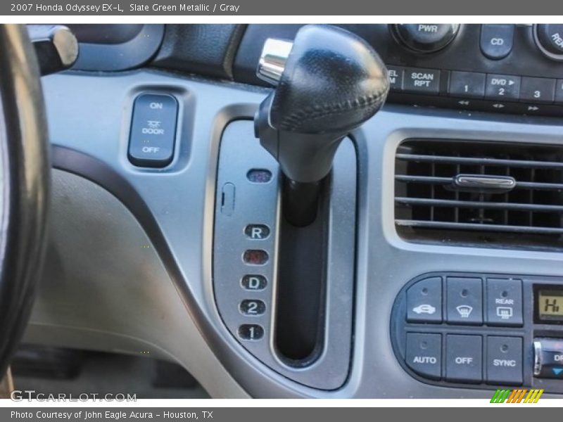 Slate Green Metallic / Gray 2007 Honda Odyssey EX-L