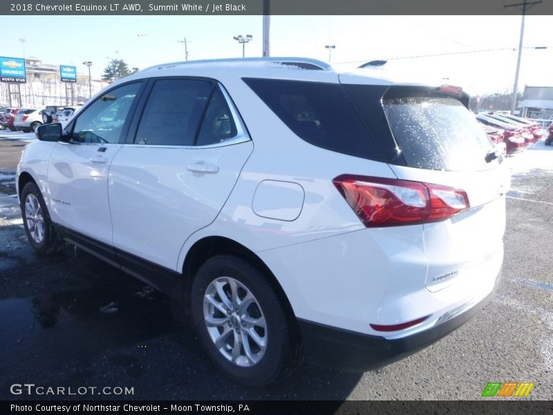 Summit White / Jet Black 2018 Chevrolet Equinox LT AWD