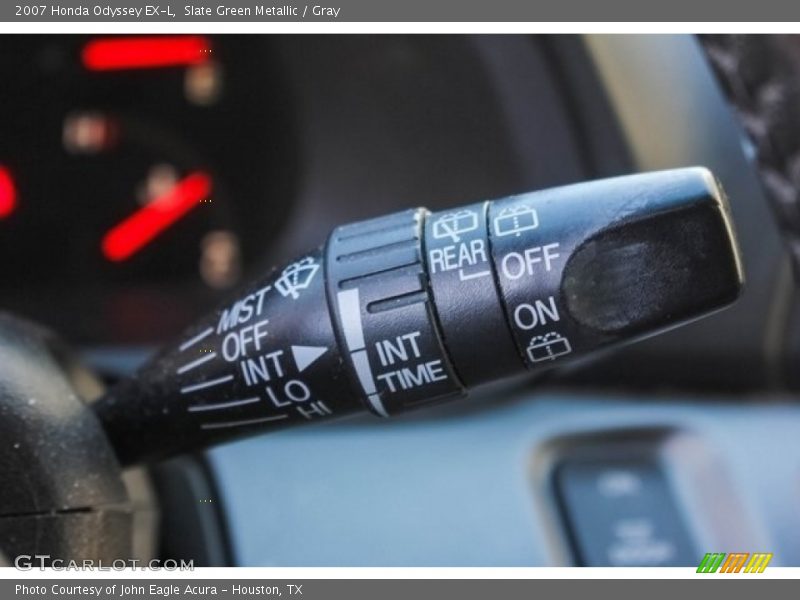 Slate Green Metallic / Gray 2007 Honda Odyssey EX-L
