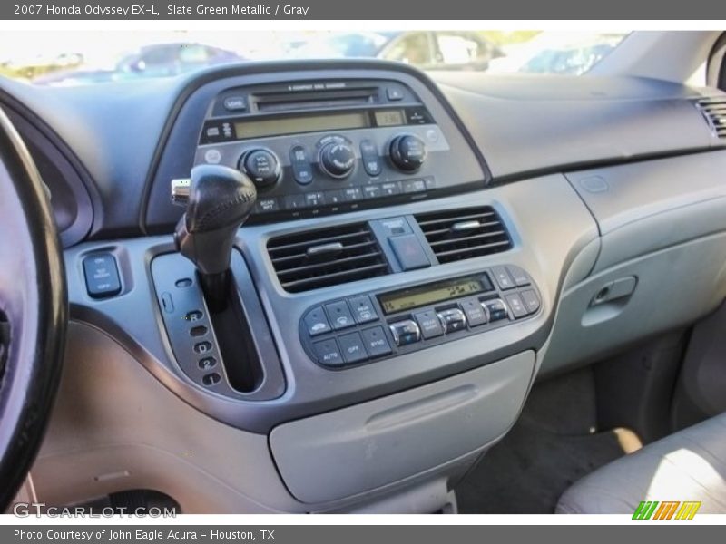 Slate Green Metallic / Gray 2007 Honda Odyssey EX-L