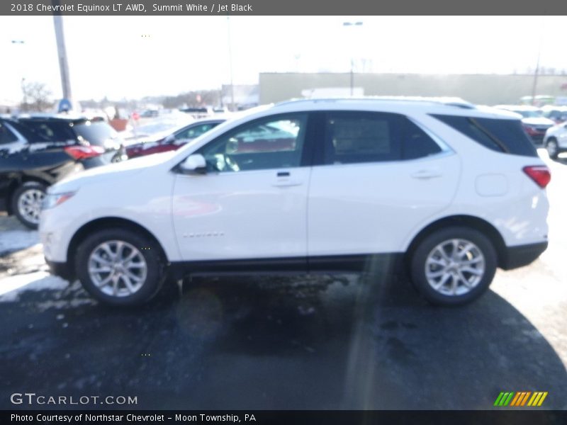 Summit White / Jet Black 2018 Chevrolet Equinox LT AWD
