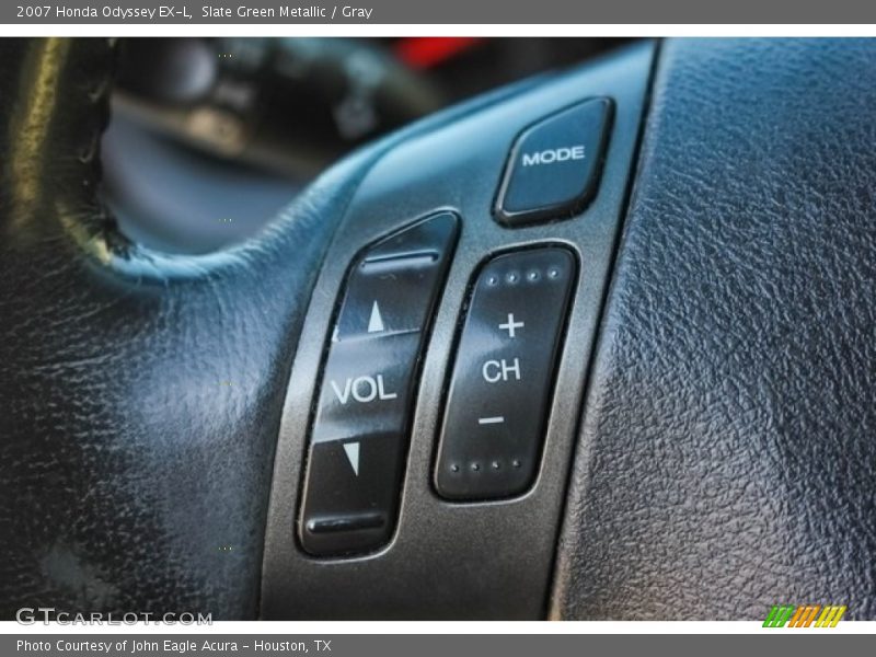 Slate Green Metallic / Gray 2007 Honda Odyssey EX-L