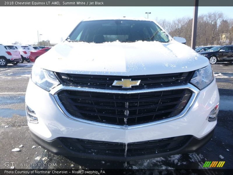 Summit White / Jet Black 2018 Chevrolet Equinox LT AWD