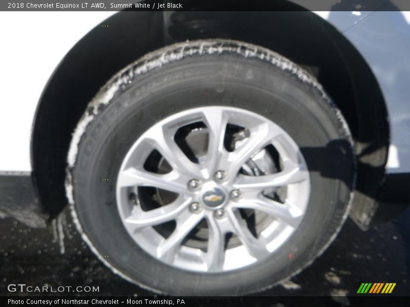 Summit White / Jet Black 2018 Chevrolet Equinox LT AWD