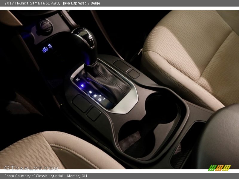 Java Espresso / Beige 2017 Hyundai Santa Fe SE AWD