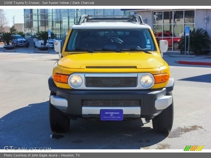 Sun Fusion Yellow / Dark Charcoal 2008 Toyota FJ Cruiser