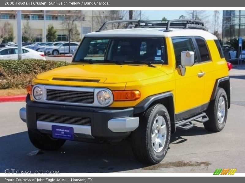 Sun Fusion Yellow / Dark Charcoal 2008 Toyota FJ Cruiser