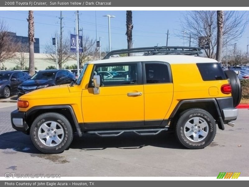 Sun Fusion Yellow / Dark Charcoal 2008 Toyota FJ Cruiser