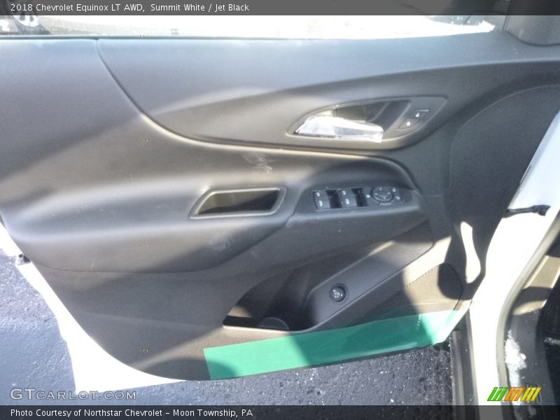 Summit White / Jet Black 2018 Chevrolet Equinox LT AWD
