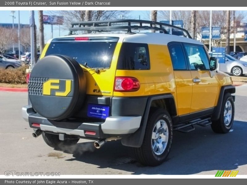 Sun Fusion Yellow / Dark Charcoal 2008 Toyota FJ Cruiser