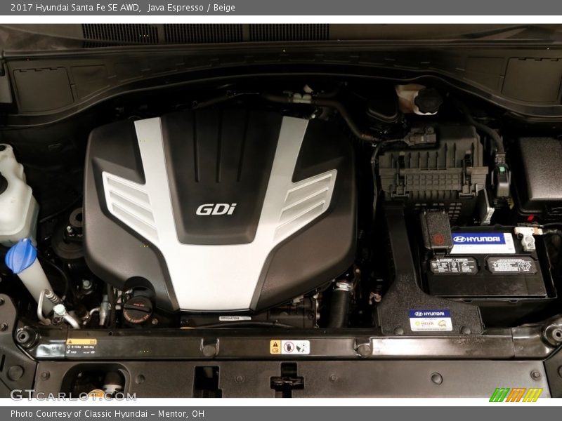 Java Espresso / Beige 2017 Hyundai Santa Fe SE AWD