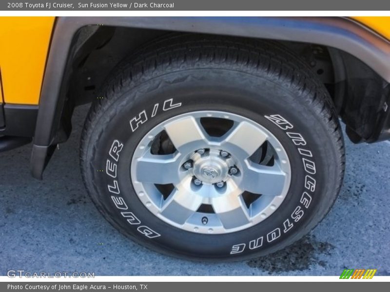 Sun Fusion Yellow / Dark Charcoal 2008 Toyota FJ Cruiser