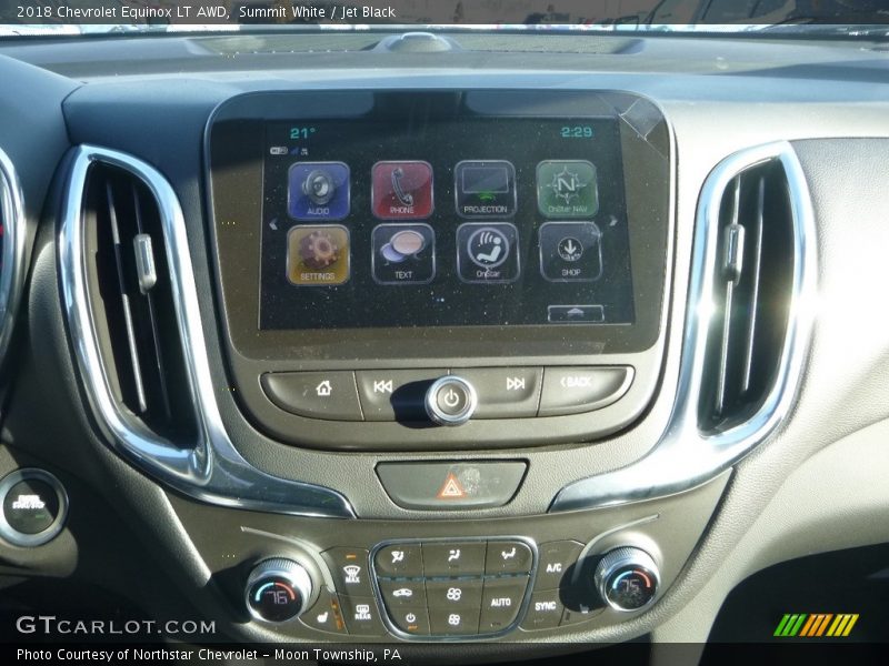 Summit White / Jet Black 2018 Chevrolet Equinox LT AWD