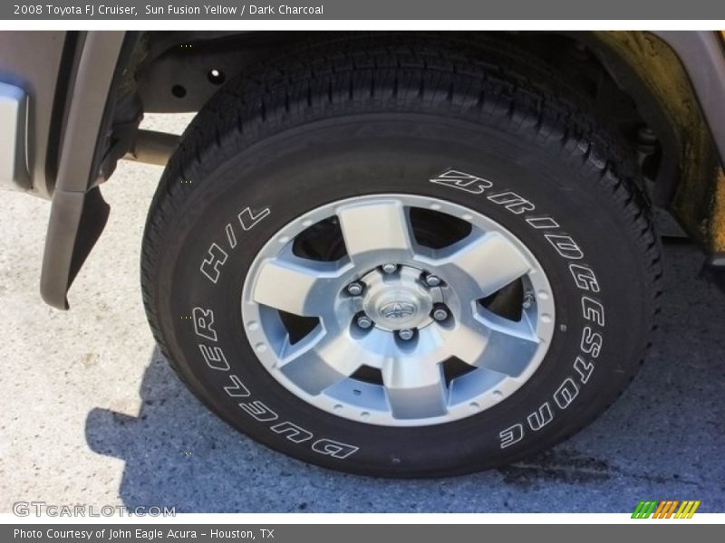 Sun Fusion Yellow / Dark Charcoal 2008 Toyota FJ Cruiser
