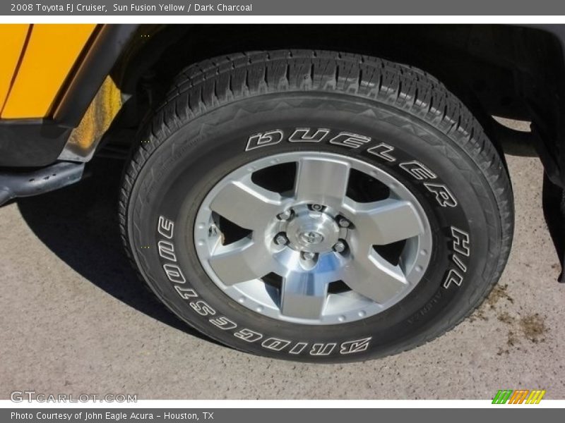 Sun Fusion Yellow / Dark Charcoal 2008 Toyota FJ Cruiser