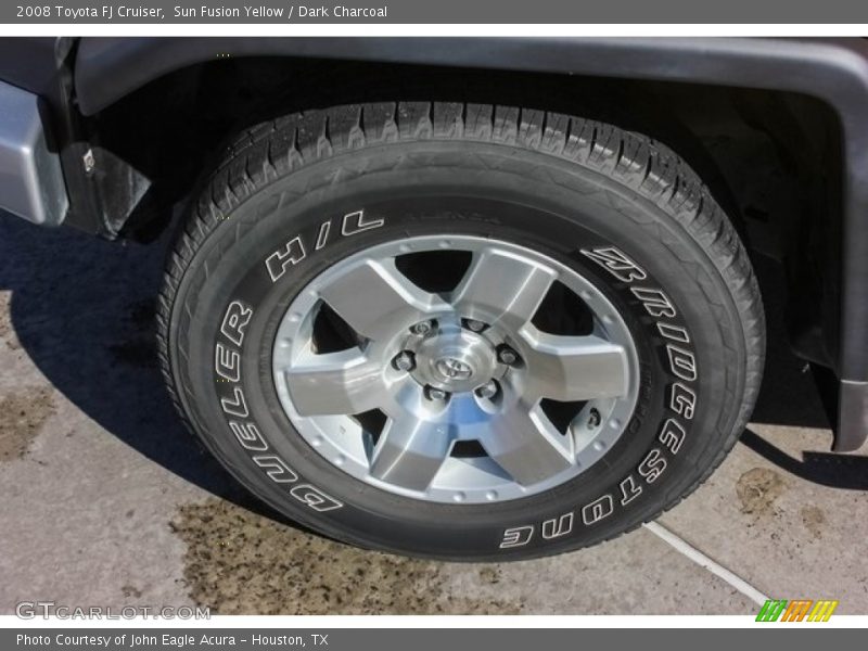 Sun Fusion Yellow / Dark Charcoal 2008 Toyota FJ Cruiser
