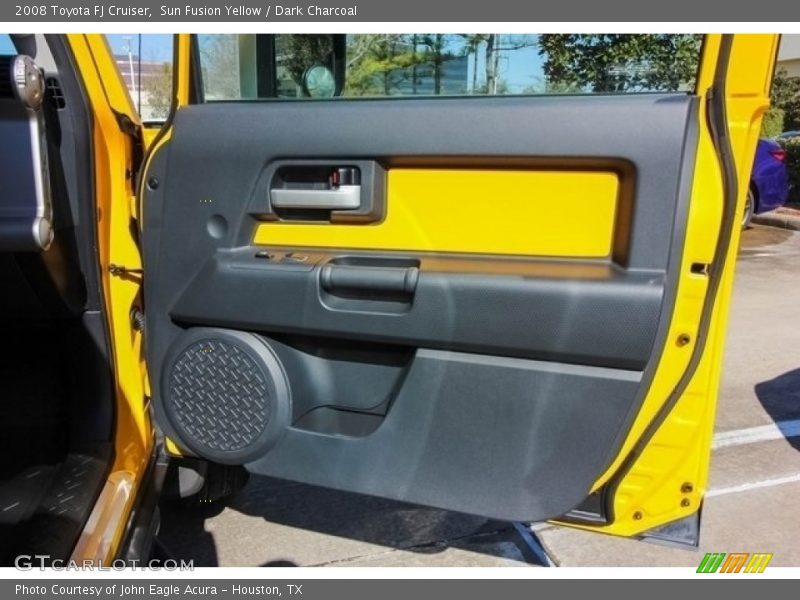 Sun Fusion Yellow / Dark Charcoal 2008 Toyota FJ Cruiser