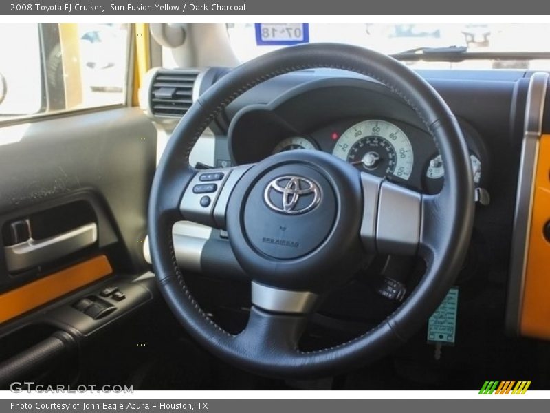 Sun Fusion Yellow / Dark Charcoal 2008 Toyota FJ Cruiser