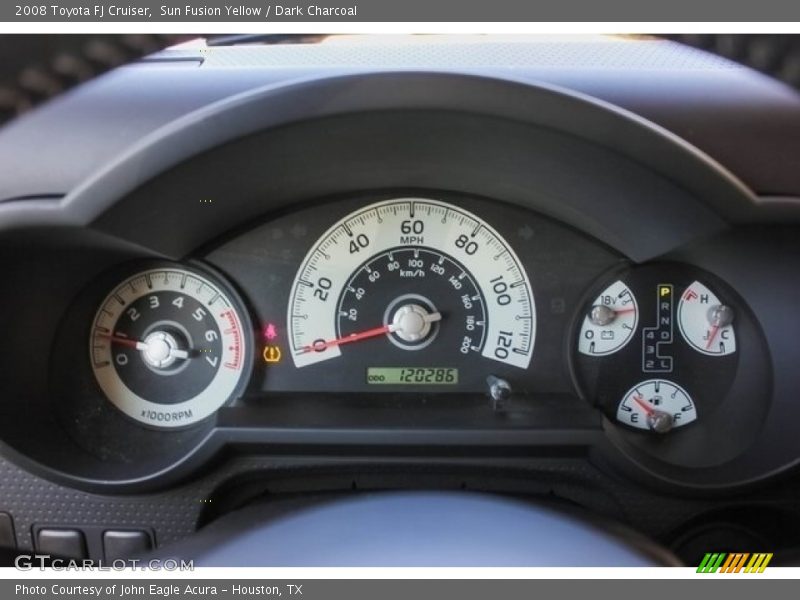 Sun Fusion Yellow / Dark Charcoal 2008 Toyota FJ Cruiser