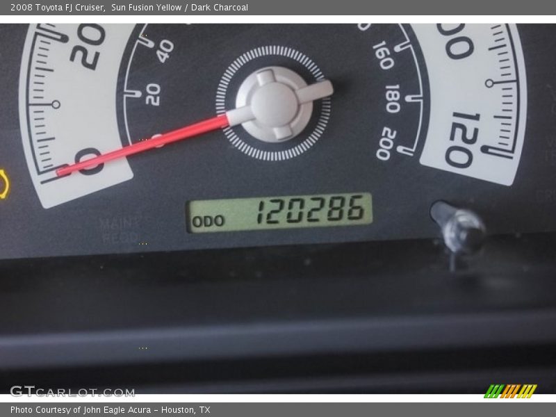 Sun Fusion Yellow / Dark Charcoal 2008 Toyota FJ Cruiser