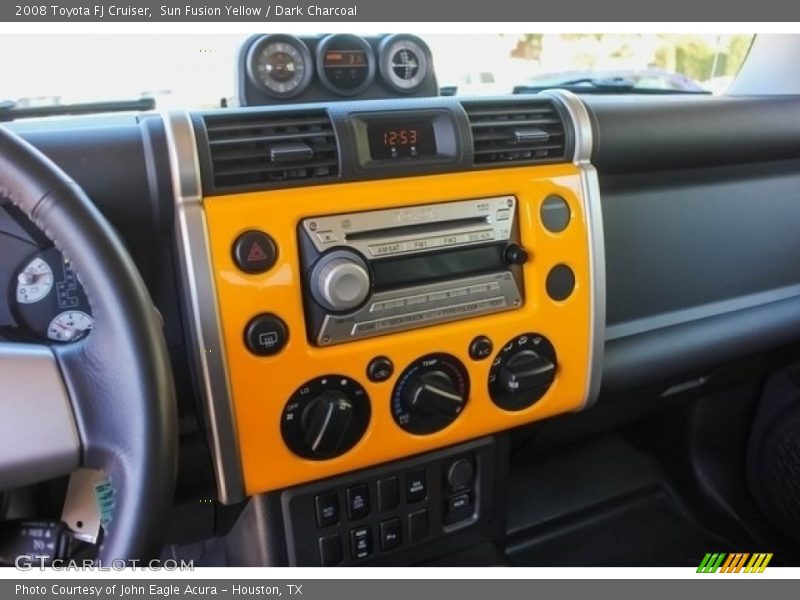 Sun Fusion Yellow / Dark Charcoal 2008 Toyota FJ Cruiser
