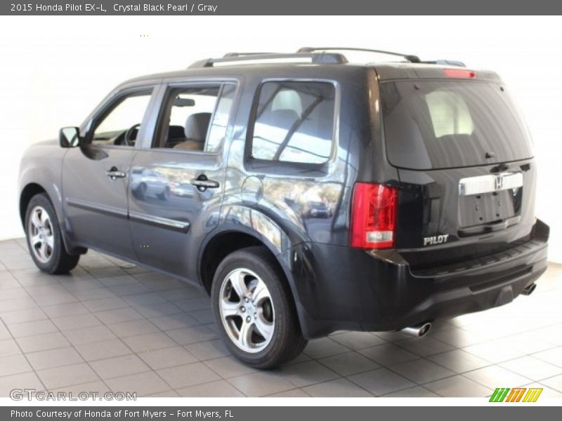 Crystal Black Pearl / Gray 2015 Honda Pilot EX-L