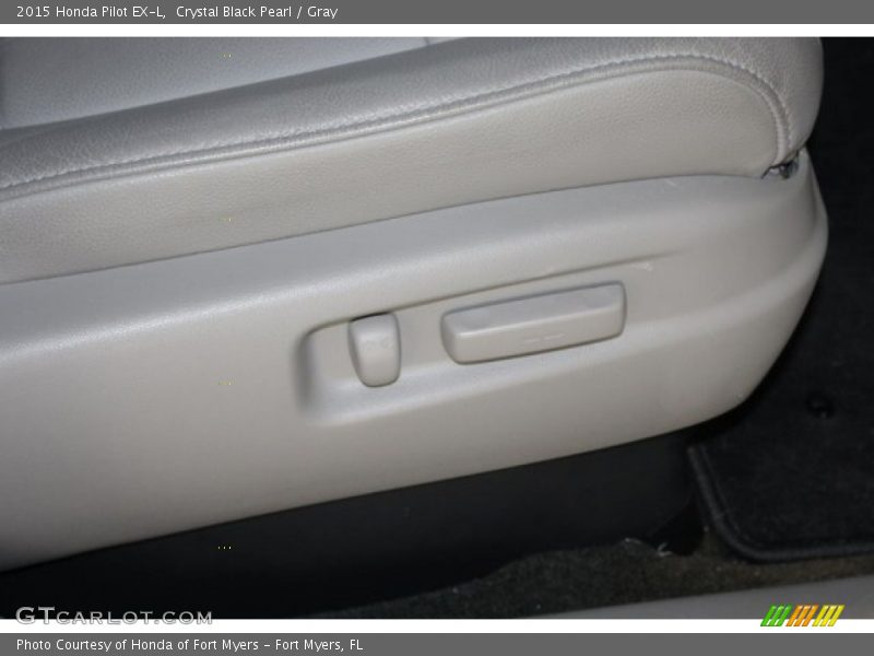 Crystal Black Pearl / Gray 2015 Honda Pilot EX-L