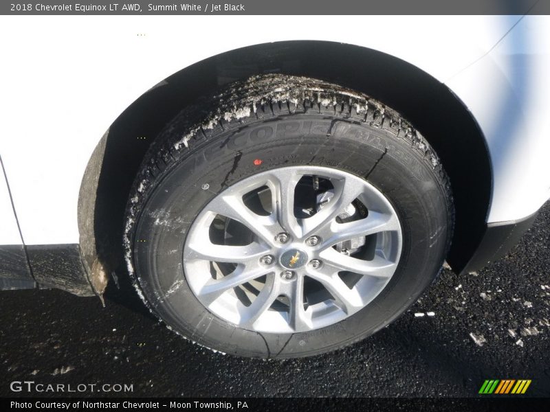 Summit White / Jet Black 2018 Chevrolet Equinox LT AWD