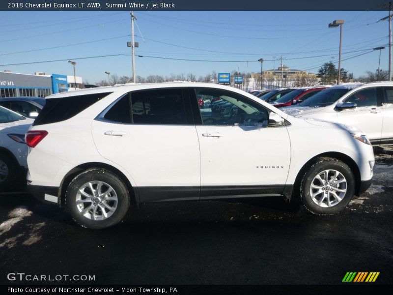 Summit White / Jet Black 2018 Chevrolet Equinox LT AWD
