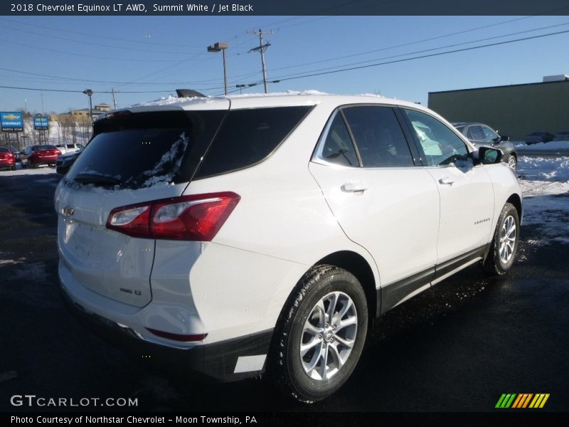 Summit White / Jet Black 2018 Chevrolet Equinox LT AWD