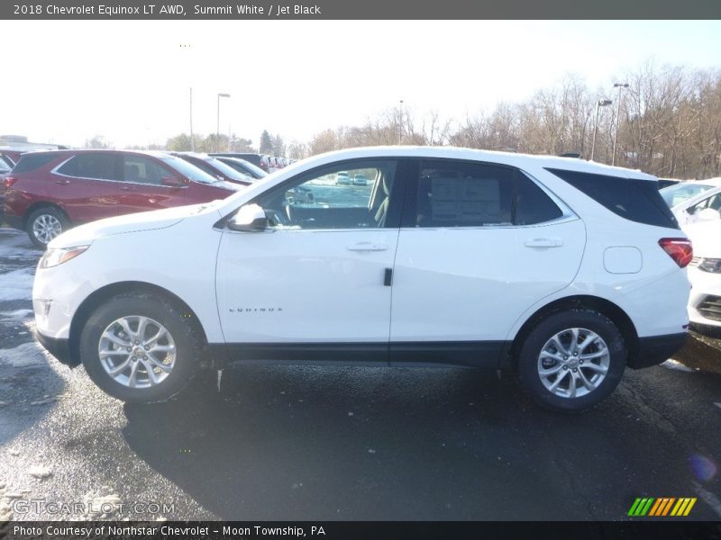 Summit White / Jet Black 2018 Chevrolet Equinox LT AWD