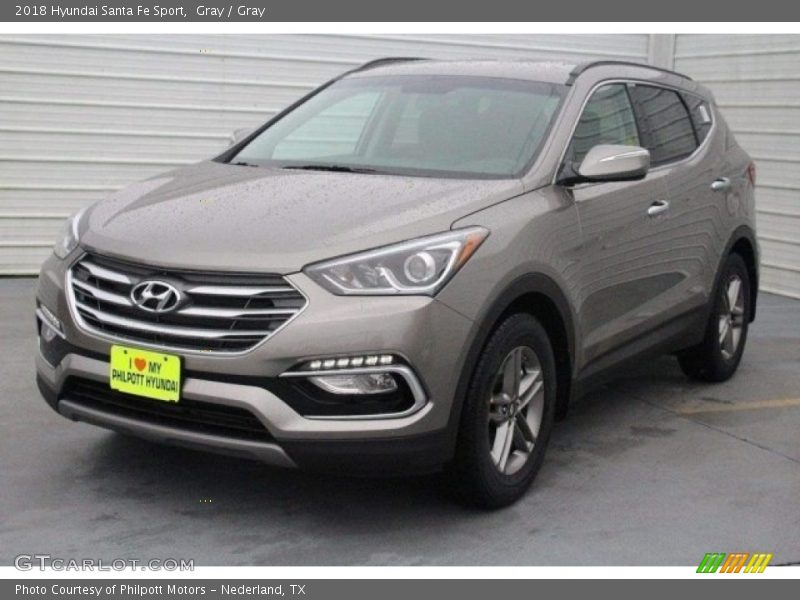 Gray / Gray 2018 Hyundai Santa Fe Sport