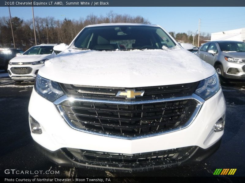 Summit White / Jet Black 2018 Chevrolet Equinox LT AWD