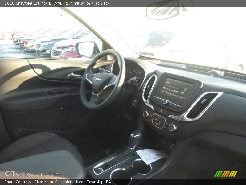 Summit White / Jet Black 2018 Chevrolet Equinox LT AWD