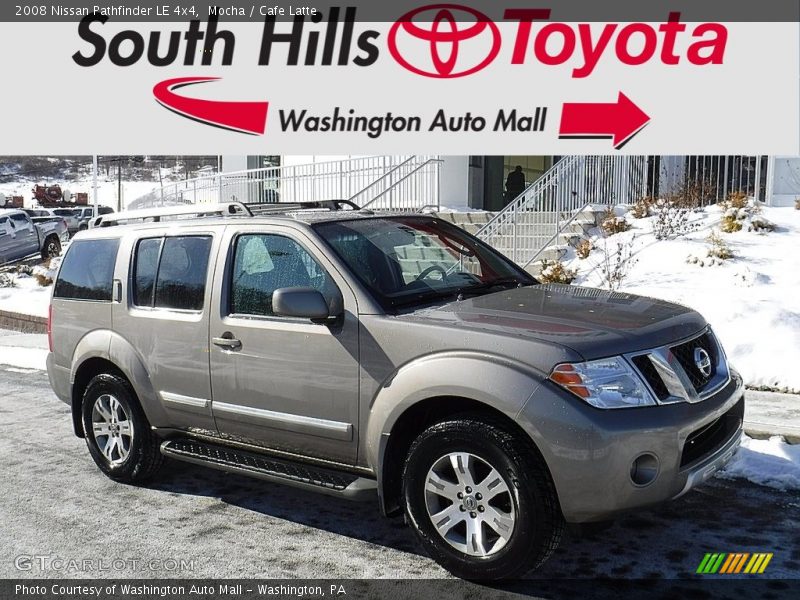Mocha / Cafe Latte 2008 Nissan Pathfinder LE 4x4