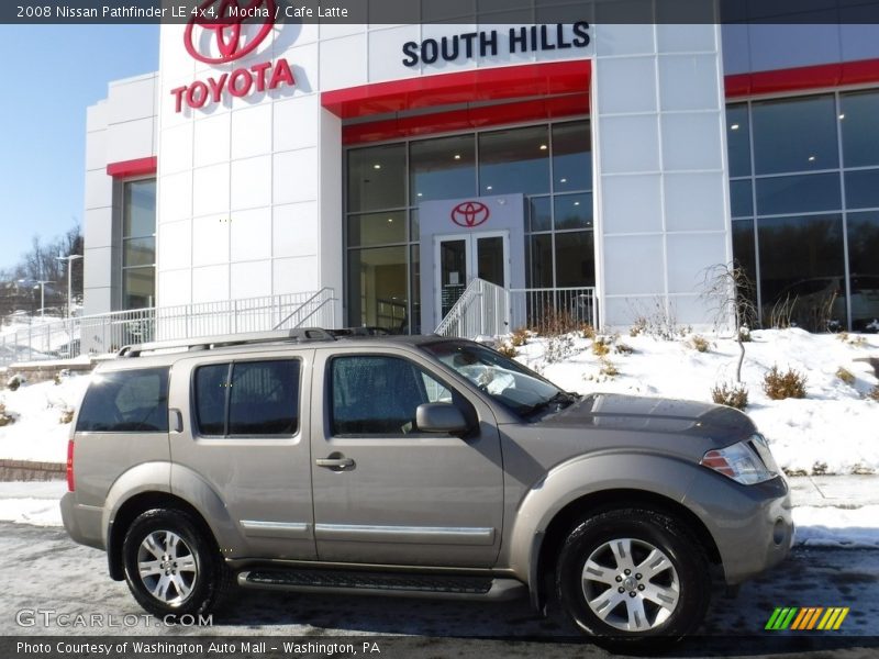 Mocha / Cafe Latte 2008 Nissan Pathfinder LE 4x4