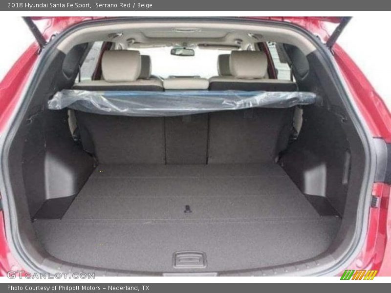 Serrano Red / Beige 2018 Hyundai Santa Fe Sport