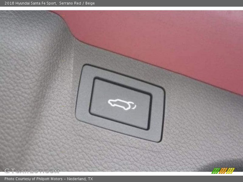 Serrano Red / Beige 2018 Hyundai Santa Fe Sport