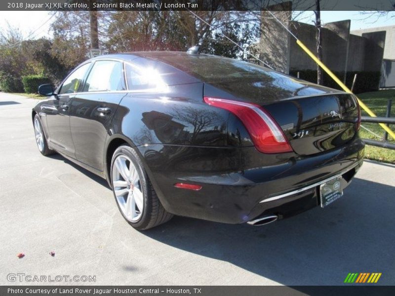 Santorini Black Metallic / London Tan 2018 Jaguar XJ XJL Portfolio