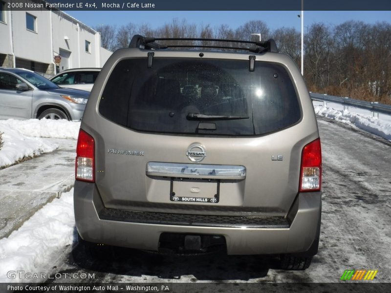 Mocha / Cafe Latte 2008 Nissan Pathfinder LE 4x4