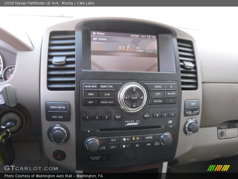 Mocha / Cafe Latte 2008 Nissan Pathfinder LE 4x4