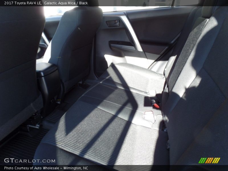 Galactic Aqua Mica / Black 2017 Toyota RAV4 LE
