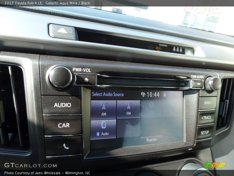 Galactic Aqua Mica / Black 2017 Toyota RAV4 LE