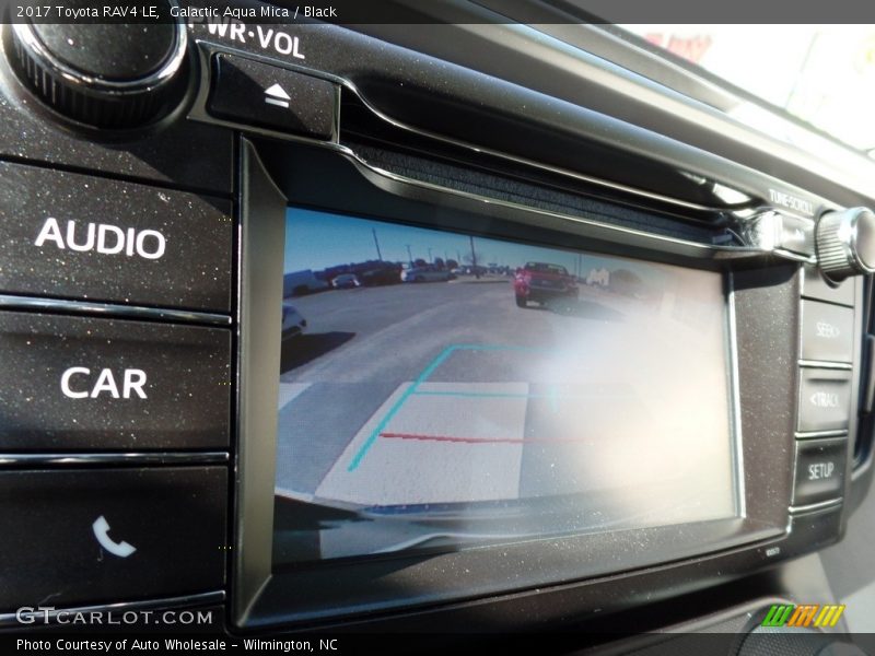 Galactic Aqua Mica / Black 2017 Toyota RAV4 LE