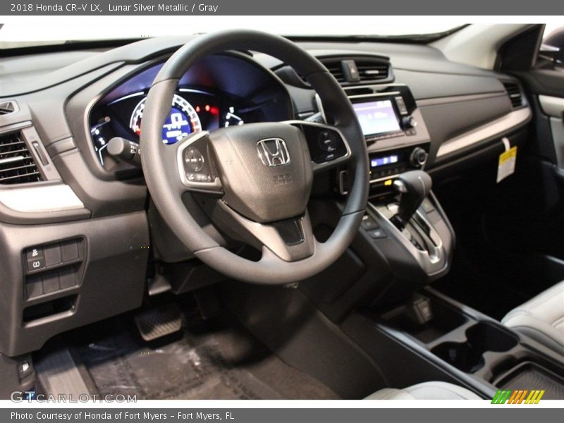 Lunar Silver Metallic / Gray 2018 Honda CR-V LX
