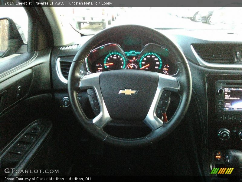Tungsten Metallic / Ebony 2016 Chevrolet Traverse LT AWD